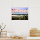 Isaiah 40:31の聖なる書物、 経典オリジナル海 ポスター (キッチン)