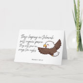 Isaiah 40:31 Bible Verse Jw Encouraging Card シーズンカード (正面)