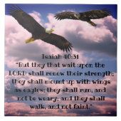 ISAIAH 40:31 CERAMIC TILE タイル (正面)