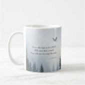 Isaiah 40:31 Eagle Wings Scripture Coffee Mug コーヒーマグカップ (左)