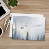 Isaiah 40:31 Eagles Wings Scripture Note Card