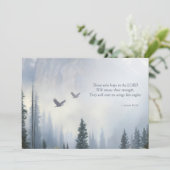 Isaiah 40:31 Eagles Wings Scripture Note Card (スタンド正面)