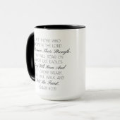 Isaiah 40:31 Hope Bible Verse Mug  マグカップ (正面左)