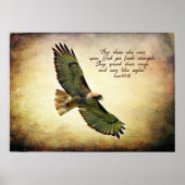 Isaiah 40:31 Inspirational Poster ポスター (正面)
