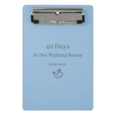 Isaiah 40:31 Waiting Christian  ミニクリップボード (正面)