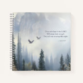 Isaiah 40:31 Wings Like Eagles Prayer Journal ノートブック (正面)