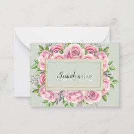 Isaiah 41:10聖なる書物、 経典ノートカード ノートカード