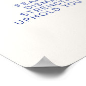 Isaiah 41:10 ポスター (角)