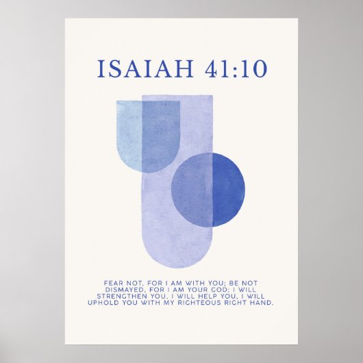 Isaiah 41:10 ポスター (正面)