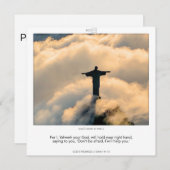 Isaiah 41:13 GOD'S PROMISES 招待状 (正面/裏面)