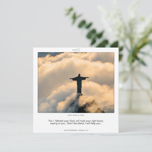 Isaiah 41:13 GOD'S PROMISES 招待状 (スタンド正面)