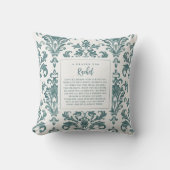 Isaiah 41:40 Custom Prayer for Her  Keepsake Gift クッション (正面)