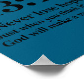 Isaiah 43_19 Bible Verse Christian Saying  ポスター (角)