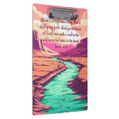 Isaiah 43:19 Clipboard River Desert クリップボード (右)