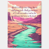 Isaiah 43:19 Magnet River Desert  マグネット (正面)