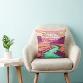 Isaiah 43:19 Throw pillow River Desert クッション (椅子)