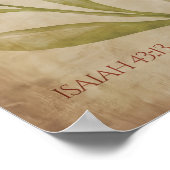 Isaiah 43:1-3 Bible Verse Wall Art Printable Scrip ポスター (角)