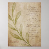 Isaiah 43:1-3 Bible Verse Wall Art Printable Scrip ポスター (正面)