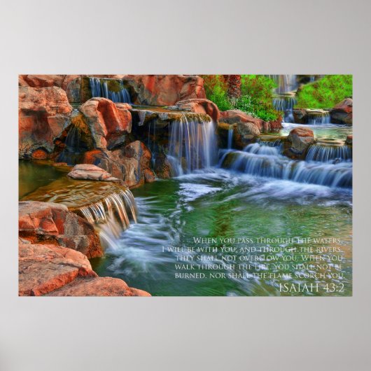 ISAIAH 43:2ポスター ポスター (正面)