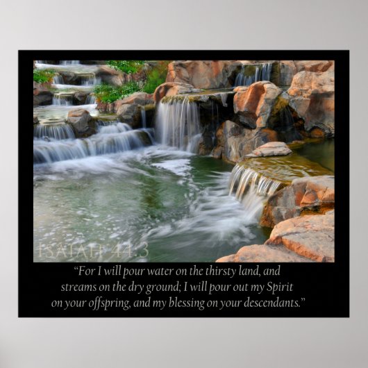 ISAIAH 44:3ポスター ポスター (正面)