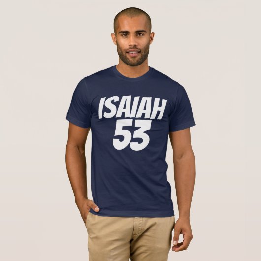 ISAIAH 53メシア系ユダヤ人、キリスト教Tシャツ Tシャツ (正面フル)