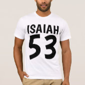 ISAIAH 53メシア系ユダヤ人Tシャツ Tシャツ (正面)