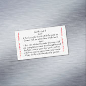 Isaiah 55:6-7シードカード磁石 マグネット名刺 (インサイチュ)