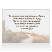 Isaiah 61:1,3切れ目のないカードを縛る (内部横(上))