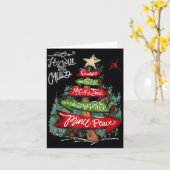 Isaiah 9_6 And He Will Be Called Jesus Christmas C カード (黄色い花)