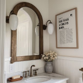 Isaiah 9:6 Christmas Bible Verse Art ポスター