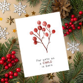Isaiah 9:6 Christmas Greeting Card シーズンカード