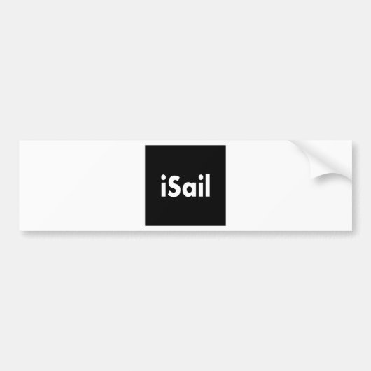 iSail バンパーステッカー (正面)