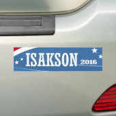 Isakson -ジョニーIsakson 2016年 バンパーステッカー (車上)