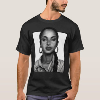 iSalem Sade白黒ポートレートクラシックT-Sh Tシャツ