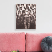 Isambard Kingdom Brunel、の前に立つ キャンバスプリント (インサイチュ (リビング))