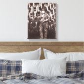 Isambard Kingdom Brunel、の前に立つ キャンバスプリント (インサイチュ (寝室))