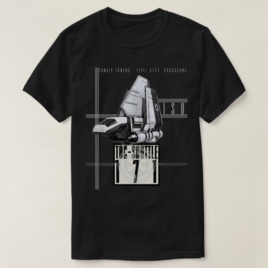 ISB TAC シャトル Tシャツ (デザイン正面)