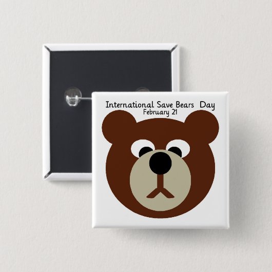 ISBDヒグマ 缶バッジ (正面&裏面)