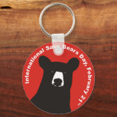 ISBDブラックベア キーホルダー (正面)