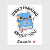 ISBNの考えるAbout You Bookおもしろい Pun シール (シート)