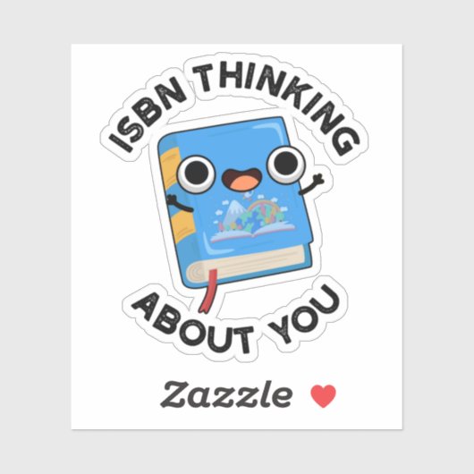 ISBNの考えるAbout You Bookおもしろい Pun シール (シート)