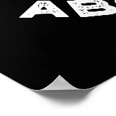 ISBN考えのAbout Youおもしろい Book Pun Dark BG ポスター (角)