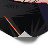 Ischglオーストリアヴィンテージスキーポスター。 ポスター (角)