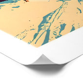 Ischgl Ski Print 1 ポスター (角)