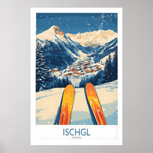 Ischgl Ski Wall Art Poster 1 ポスター (正面)