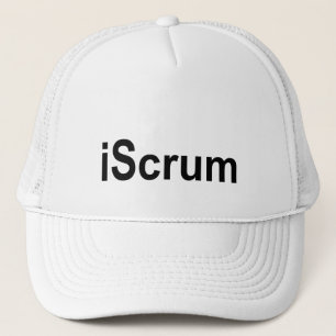 iScrumのラグビーのスクラムのTシャツ キャップ