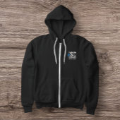 ISDハッシュラベルBella+Canvas Full-Zipフード付きスウェットシャツ パーカ