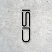 ISDブラックユニセックスロゴ基本Tシャツ Tシャツ