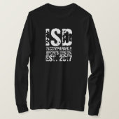 ISD創業2017年 基本ロングTシャツ Tシャツ (デザイン正面)