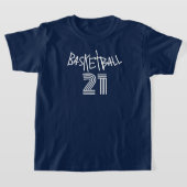 ISD女子バスケットボールTシャツ Tシャツ (レイダウン)